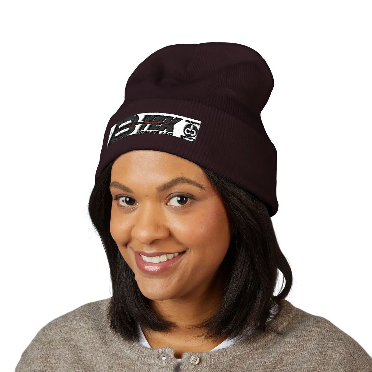 Bick logo embroidered cuffed beanie | Embroidery cuff beanie